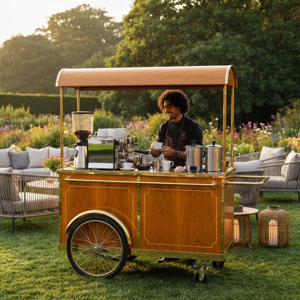 Mobile Coffee Cart